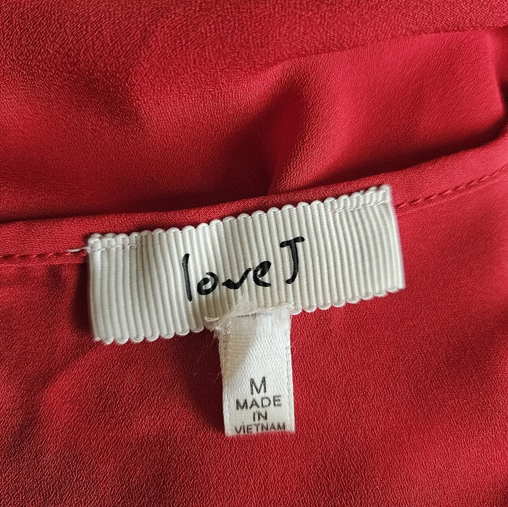 Red Women's Top - Picture 5 of 5